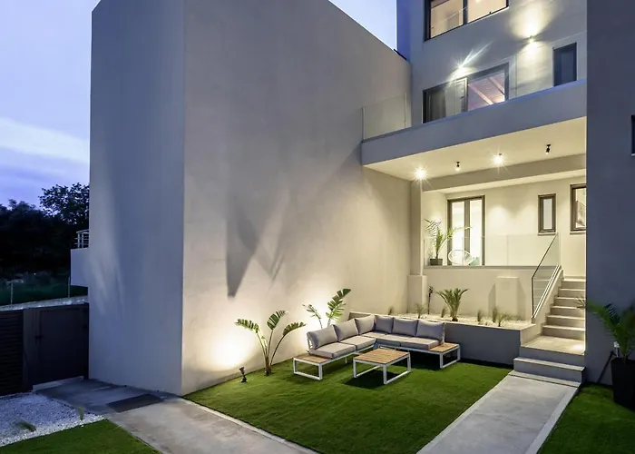 Villa Soleado Chania Rooftop Heated Pool