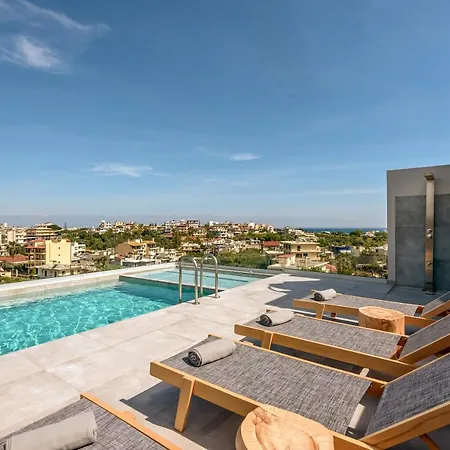 Villa Soleado Chania Rooftop Heated Pool La Canea