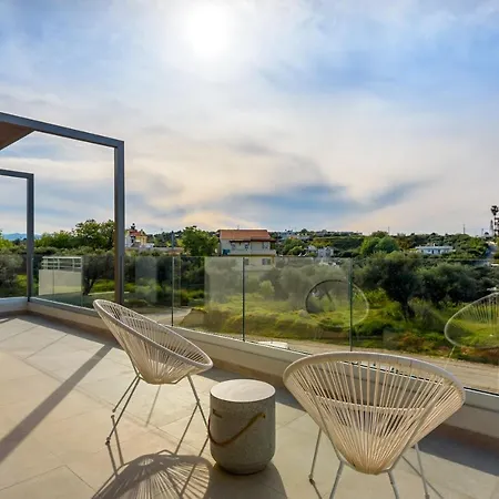 Villa Soleado Chania Rooftop Heated Pool